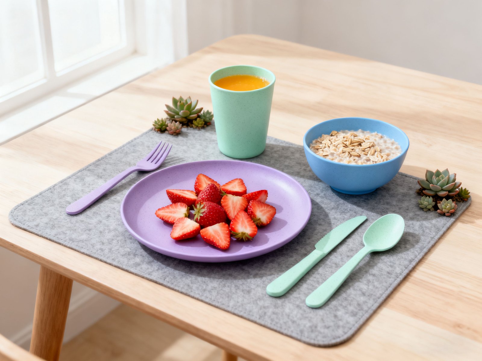 Wheat Straw Dinnerware Set