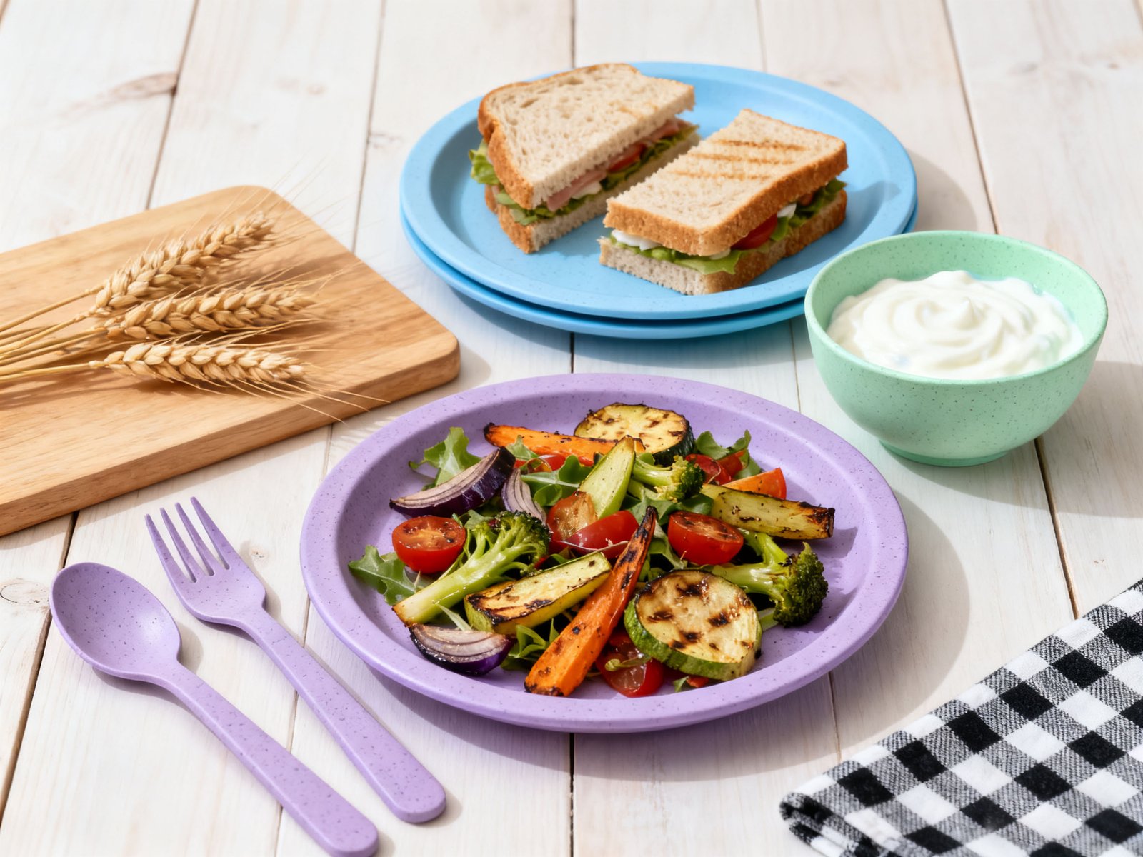 Wheat Straw Dinnerware Set