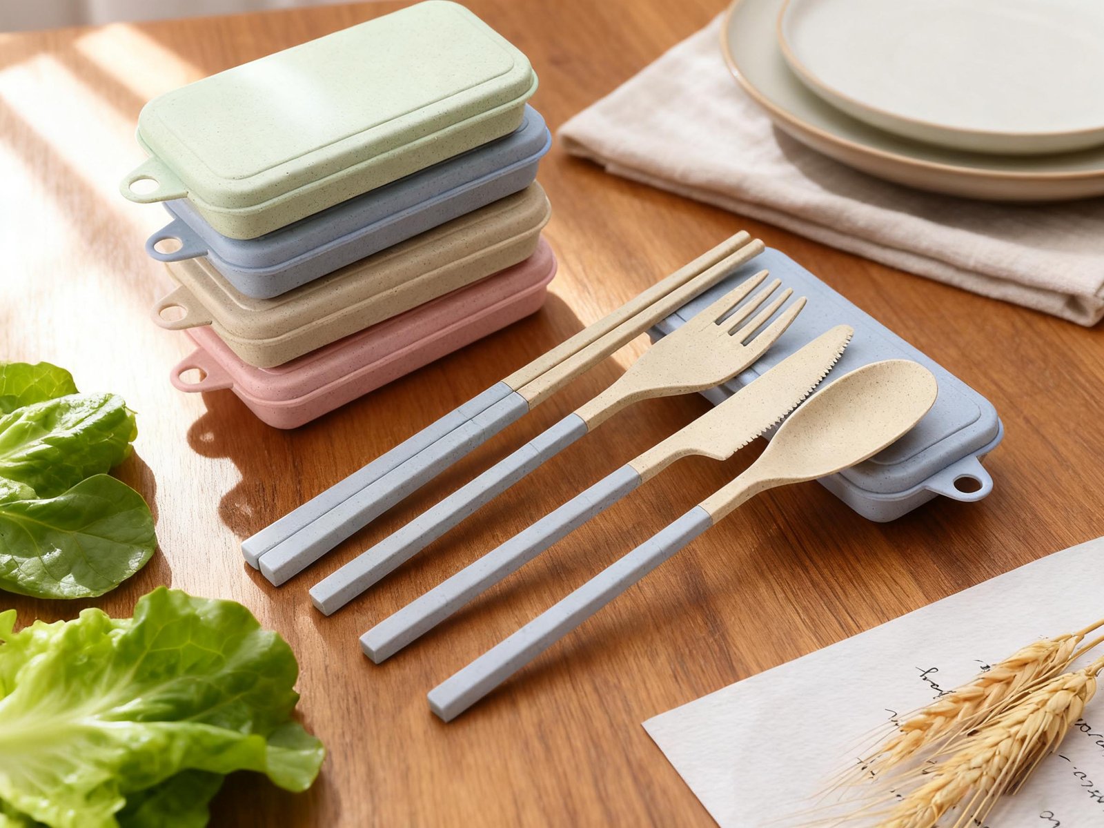 Wheat Straw Cutlery Set