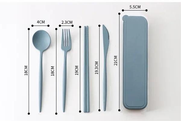 Wheat Straw Cutlery Set (2)