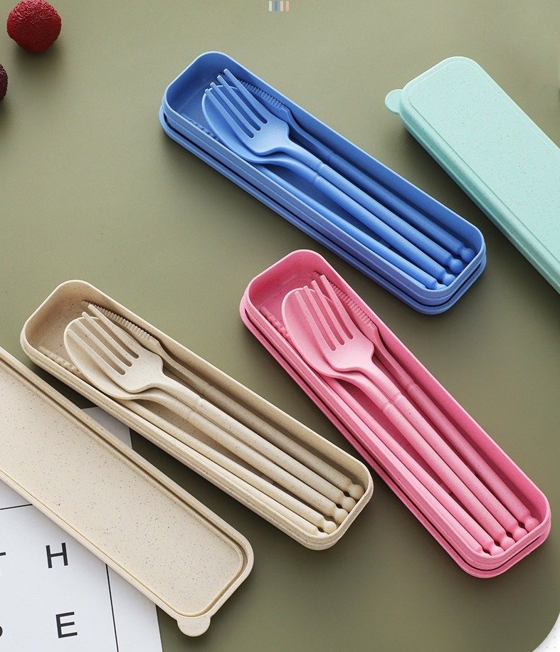 Wheat Straw Cutlery Set (3)