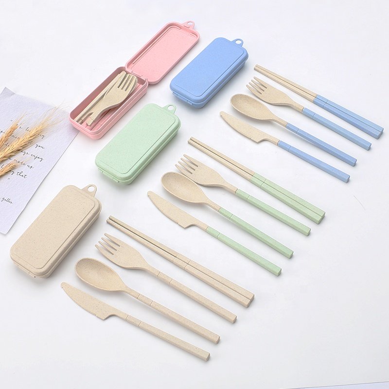 Wheat Straw Cutlery Set (4)