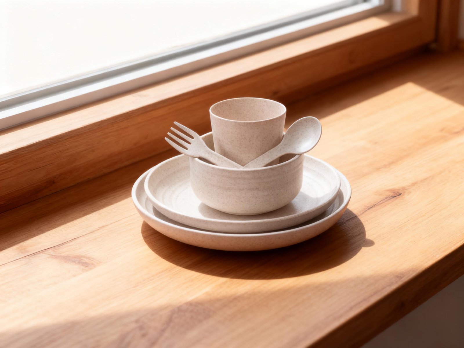 Wheat Straw Dinnerware Set