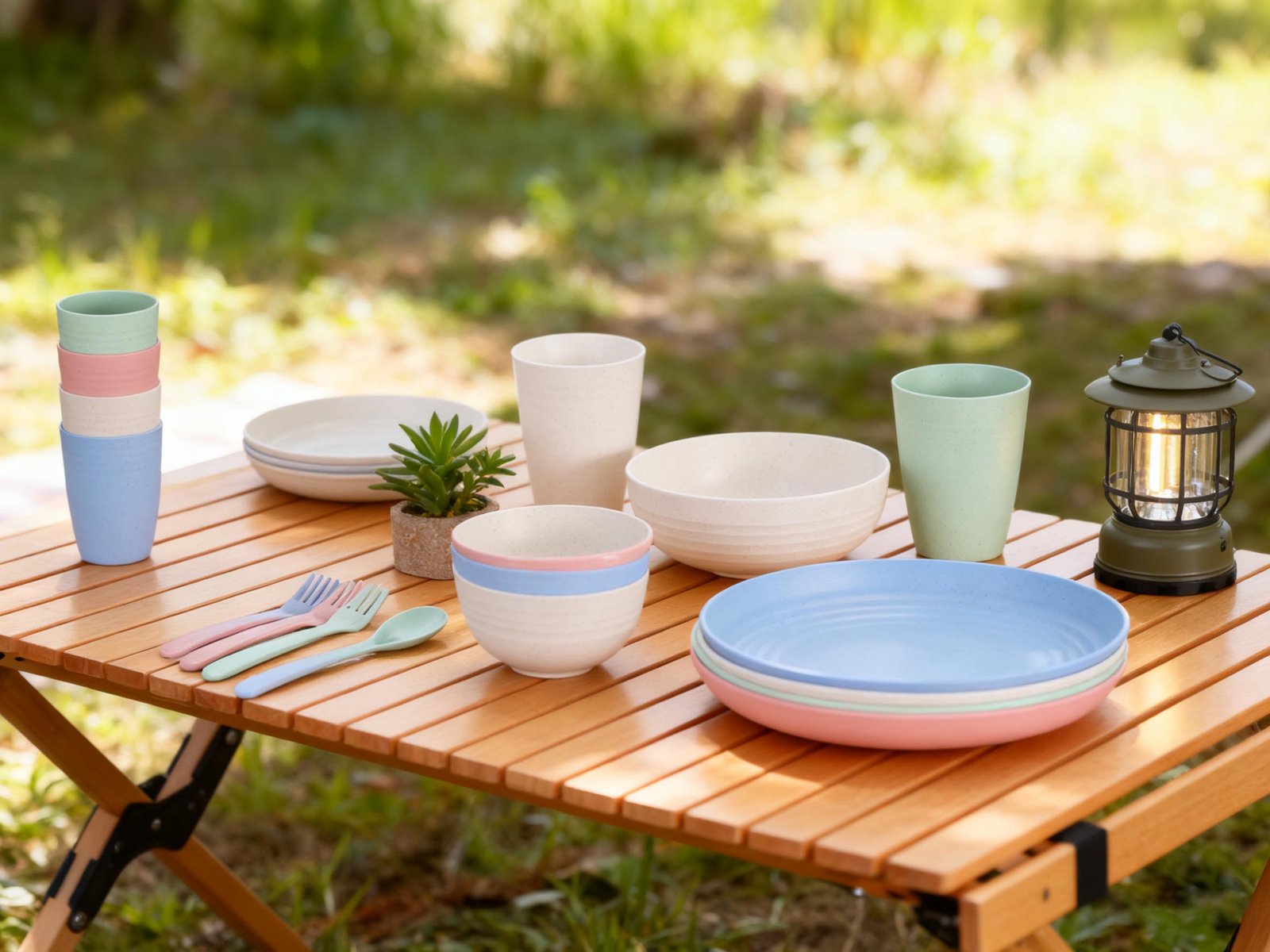 Wheat Straw Dinnerware Set