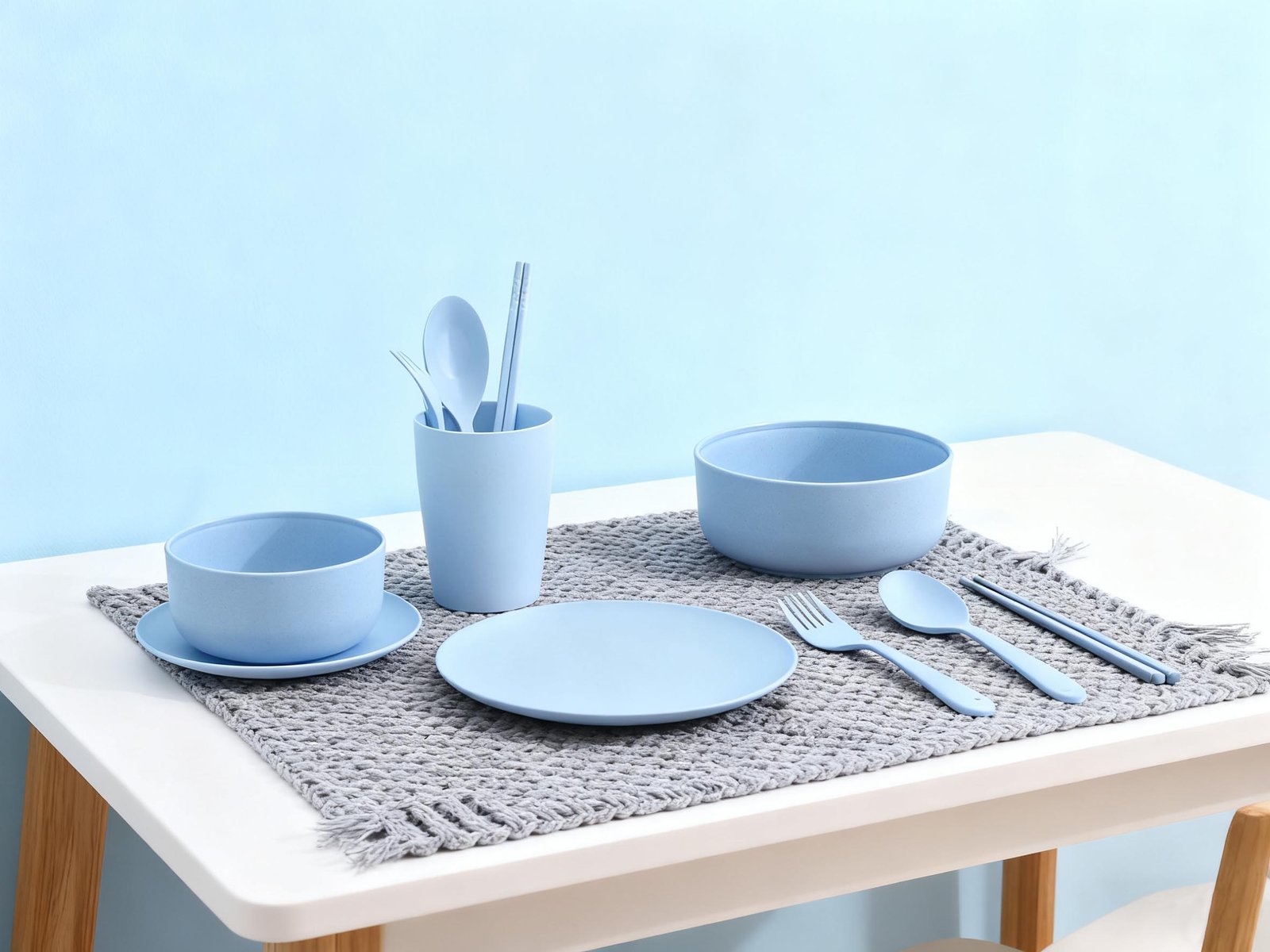 Wheat Straw Dinnerware Set