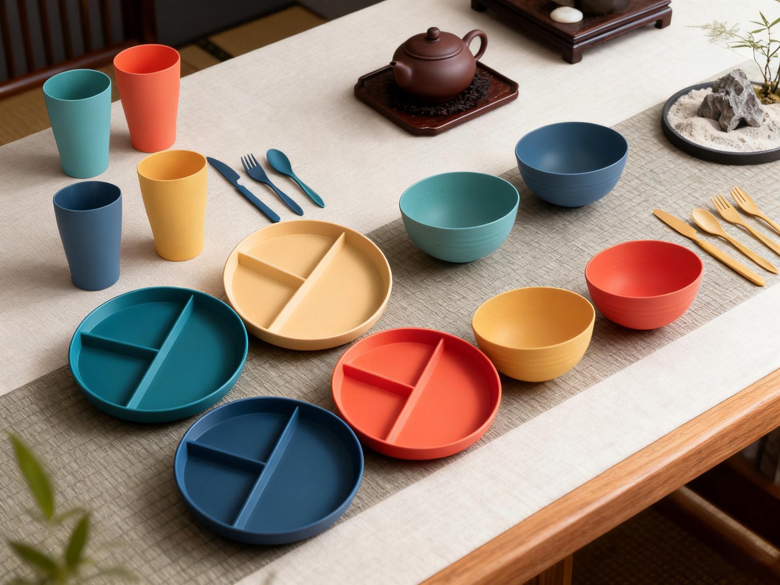 Wheat Straw Dinnerware Set