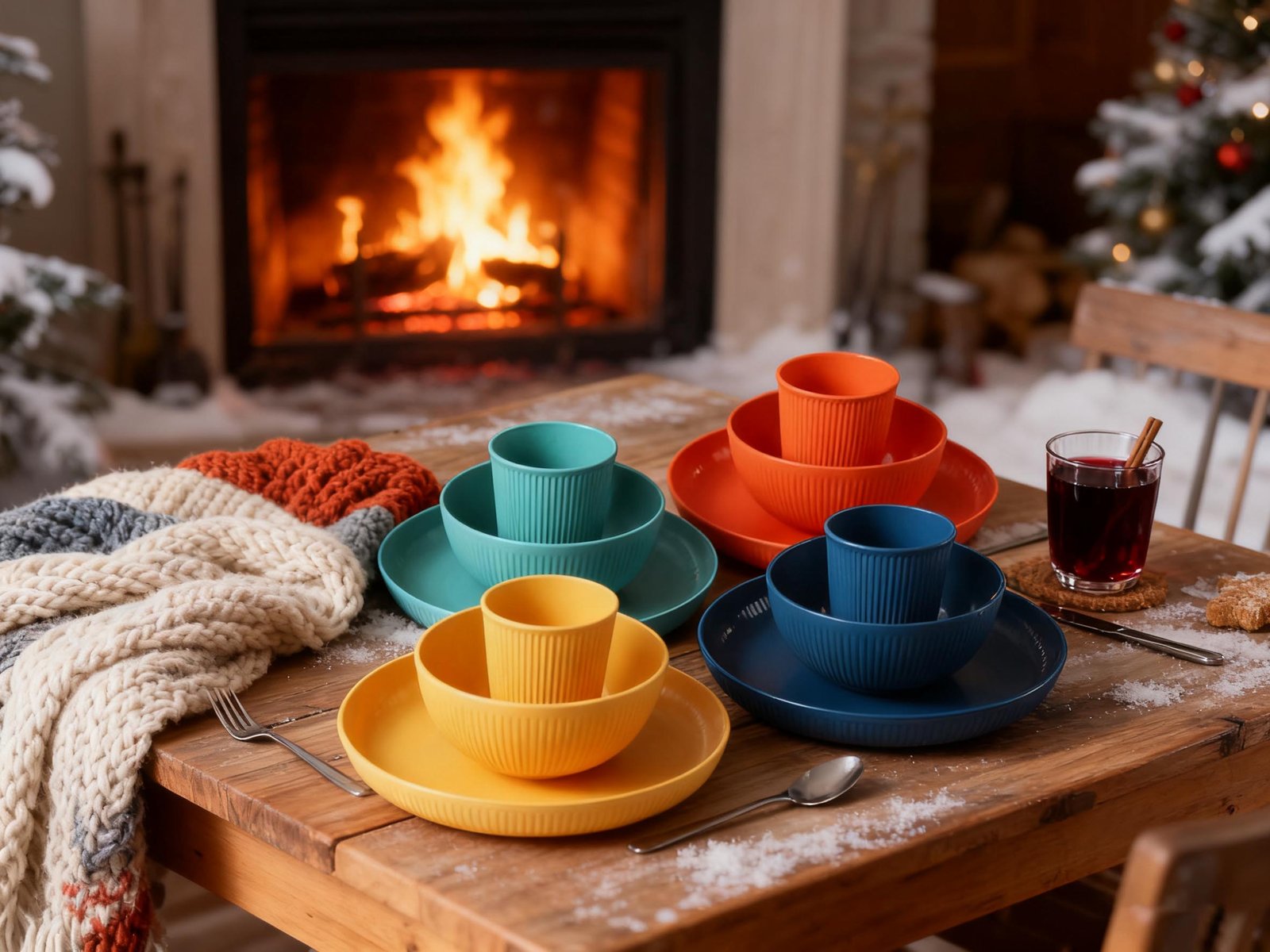 Wheat Straw Dinnerware Set