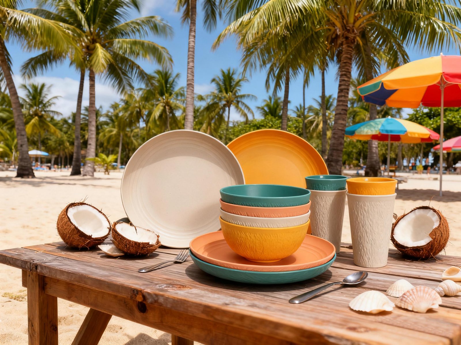 Wheat Straw Dinnerware Set