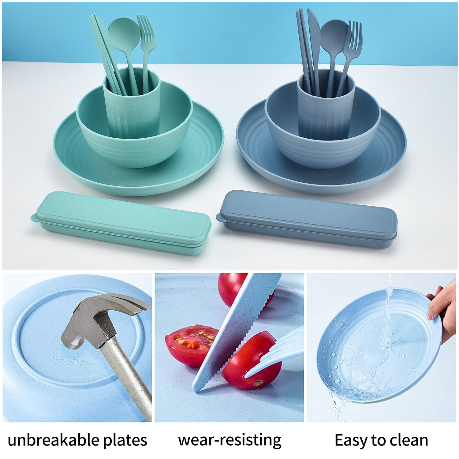 Wheat Straw Dinnerware Set