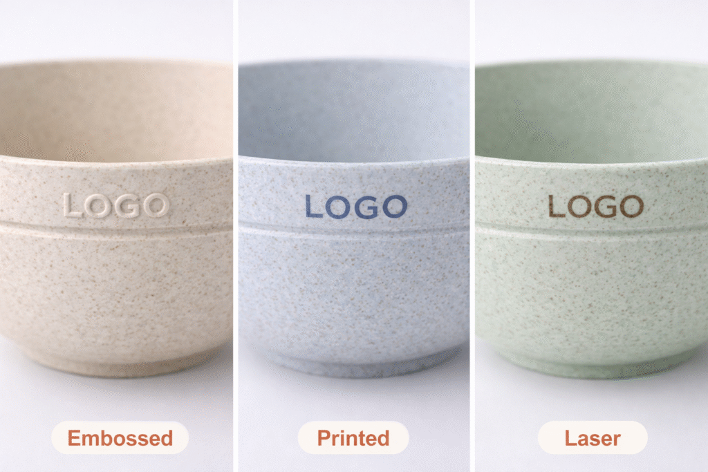 Wheat straw logo methods quality comparison